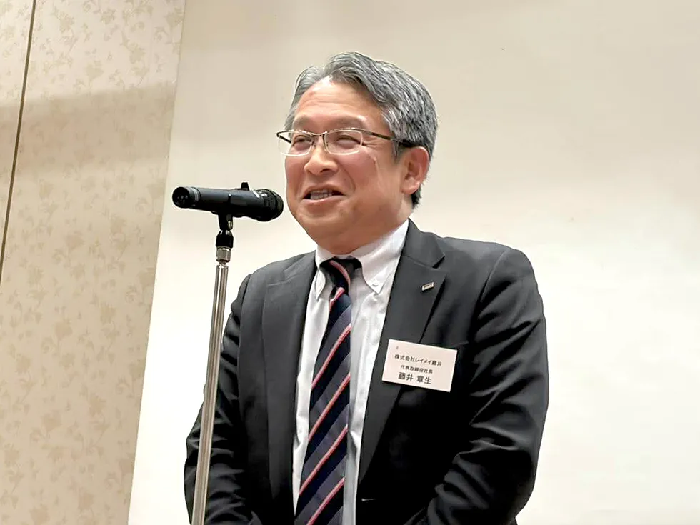 株式会社レイメイ藤井　代表取締役社長藤井氏 閉会ご挨拶